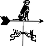 Wetterfahne mit Tier, Dekoion Eisen Retro Bauernhofszene Gartenstecker Windrichtungsanzeiger Professionelle Messwerkzeuge