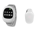 Drahtloser Bettnässer Alarm, Bettnässer Alarm mit 3 Erinnerungsmodi,USB-C Wiederaufladbar,Hohe Empfindlichkeit,Bettnässensor für Kinder ältere und Bettlägerige Patienten