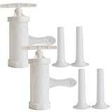 IMIKEYA Hausgebrauch Manueller Wurstfüller Ergonomisch Handlich mit Trichtern Vielseitig für Schweine Hühner Lammdärme Geeignet Einfach zu Reinigen für Küche Restaurant Hotel