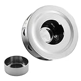 Teewärmer – 15 cm Edelstahl-Kerzenheizer, leichter Teezubehör-Herd, leicht zu reinigender Teekannen-Heizständer, tragbarer Kerzenwärmer für Camping, Picknick, Küche, Außenbereich