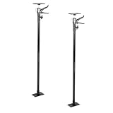 STAHLWERK Teleskop-Stützstange 2er Set 110-290 cm mit 43 kg Tragkraft Montagestütze | Baustütze | Teleskopstütze | Türspanner | Deckenstütze | Spannstütze | Einhandstütze | Schnellspannstütze