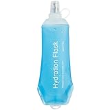 GYGYL 500 ml weiche Trinkflasche zum Laufen, TPU, zusammenklappbar, für Trinkflasche, Wandern, Radfahren, Klettern