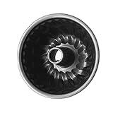 TEMPNAP Carbon Steel Kuchenform Backform aus Karbonstahl DIY Non stick Tortenform für Zuhause Muffins und Desserts Geeignet Robuste Praktische Backform Mikrowellen Ofenfest Schwarz