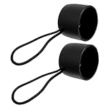 ERINGOGO 2 Stück Zubehör Für Schirmgriffe Uv-regenschirmgriff Ersetzen Griff Für Regenschirm Griff Für Den Regenschirmgriff Regenschirm Liefert Schirmersatzteile Dachzubehör Plastik Schwarz