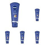 NIVEA Handcreme intensiv gestrickt, 100 ml (Packung mit 5)