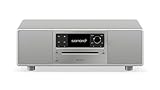 sonoro Prestige Kompaktanlage mit CD Player (UKW, DAB Plus, Spotify, Deezer) Silber
