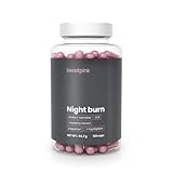 BeastPink Night Burn - CLA, konjugierte Linolsäure, L-Tryptophan, Acetyl-L-Carnitin, koffeinfreier Fatburner für Frauen, für Abends geeignet, unterstützt Gewichtsabnahme im Schlaf, 120 Kapseln