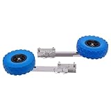 hinnhonay 10×3 Zoll Launching Wheels für Schlauchboote für Kurze Entfernung Strand bewegt Heavy-Duty Launching Wheels für Aufblasbares Boot Yacht, Tender Floß