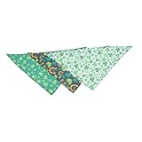 HOMOBABE 3stücke Dreieckiges Haustier-Halstuch Für Patrick's Day Einzigartige Dekoration Für Katzen Und Hunde Praktisch Zum Abwischen Von Speichel Für Partys Und Festlichkeiten