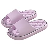 Damen Herren Badeschuhe Wolkenschuhe Slide Sandalen Slipper, Ultraweiche Schnelltrocknende Super Weich Rutschfest Badeschuhe, Leicht Memory‑Foam Slipper Mit Rutschfester Sohle Hausschuhe