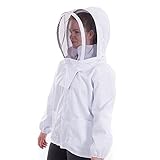 xtradefactory Imkerei Bienen SCHUTZJACKE Größe L, Baumwolle/Polyester | sichere Imkerjacke, Schutzhemd, Imkerschutz, Imkerausrüstung