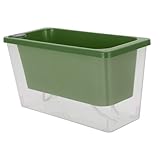 Milisten Gemüsetopf Selbstbewässernder Pflanztopf Gemüseanbautopf Anzuchttopf Selbstbewässerungstöpfe Sukkulenten Pflanzgefäße Fensterbank Pflanzgefäße Rechteckiger Pflanztopf