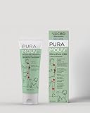 PuraMouv® Cannabissalbe CBD Creme 600 mg mit Glucosamin – Schmerzlindernde Hanfsalbe für Muskeln & Gelenke – Schmerzgel Extra Stark Entzündungshemmend, THC-frei, Dermatologisch Getestet