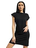 Urban Classics Damen Ladies Turtel Extended Shoulder Dress Kleid, Schwarz, L EU