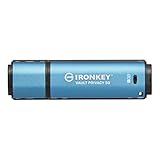 Kingston IronKey Vault Privacy 50 FIPS 197-zertifizierter und mit XTS-AES 256-Bit verschlüsselter USB-Stick für mehr Datenschutz - IKVP50/8GB