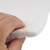 Honseadek Bioethanol Keramikfaser Kamin Feuerraum Sicherheit Calcium-Magnesium-Silikat für Decke 1206 °C Brenner, Gel bis hitzebeständig, 30 x 10 x 1 cm, Weiß (30 x 20 x 1 cm)