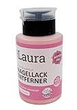 ream | Laura Nagellackentferner mit Pumpkopf | Acetonfrei für schonende und zuverlässige Entfernung von Nagellacken | Besonders für brüchige Nägel geeignet | 200ml | Flasche frei von Mikroplastik