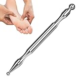 Akupressurstab: Edelstahldesign, Präzisionsdruckwerkzeug, kompakte ergonomische Form | Tiefenmuskelauslöser-Therapie, Gesichts-Wellness-Routine