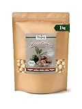 Biojoy BIO-Macadamianüsse ganz (1 kg), ungesalzen und ungeröstet