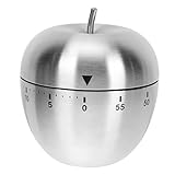 HEALEEP Küchen Mechanischer Timer im Apfel Design Minuten Küchenuhr Kreativer Eieruhr Timer für Backen Bedienen für Schule und Büro Hochwertiges