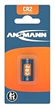 ANSMANN CR2 (3V) Lithium Photobatterie (1-er Pack) für Garagentoröffner, Alarmanlage, Funkauslöser für Kamera, Messgeräte, Klingel usw.