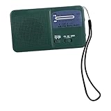FUNNETOYU Handkurbel Notfallradio mit Solar Ladefunktion Tragbare Taschenlampe SOS Alarm und Wetterwarnungen für Outdoor Aktivitäten und Notfälle