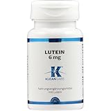 Klean Labs® - Lutein - 90 Kapseln - 6mg Lutein & 450 µg Zeaxanthin pro Kapsel - ohne Zusatzstoffe, vegan, in Deutschland produziert