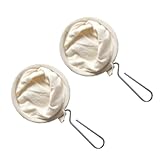 CHICAMPERA 2 Stück Flanell Kaffee Filterbeutel aus Wiederverwendbare Kaffeefilter für Perfekten Genuss ohne Rückstände für Zuhause und Gastronomie