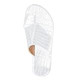 Zehentrenner Damen Badelatschen Damen Flip Flops Sandalen Breite Füße Orthopädische Schuhe Hausschuhe Sommer Sandaletten Offene Schuhe Glitzer Römersandalen Flache Sohle Strandschuhe Leichte Bequeme