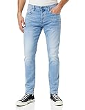 G-Star Herren 3301 Slim Jeans, Blau (lt indigo aged 51001-8968-8436), 34W / 32L