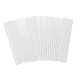 TOPPERFUN 50 Stück Einweg Papierstiele für Zuckerwattemaschine Candy Making Sticks für DIY Lutscher Cake Pops und Stabile Papierspieße für Partys und Süßigkeitenverpackung