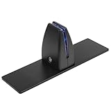 TSSS 4 Stück Schwarz Büro Schreibtischtrennwand Clip, Tischklemme für spuckschutz, Tischtrennwand Halter Aluminiumlegierung Pulverbeschichten