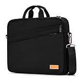 bagasin Laptoptasche Laptop Aktentasche Passt bis zu 15 15,6 16 Zoll Laptop Erweiterbare Wasserdichte Schultertasche Umhängetasche Tragetasche Notebooktasche PC Computer Tasche