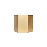 Oxxggkao Hexagonale Metall Sukkulente Topf Innen Freien Pflanze Vase Behälter Ornament Home Dekoration Große Blumentöpfe Stein