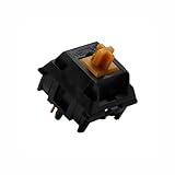 ExotiCore Gazzew Boba Black U4T Switch V2, 5Pin Taktiler Thocky Schalter für Mechanische Tastaturen(30PCS)