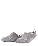 FALKE Damen Stoppersocken Cosyshoe Invisible W Hp Wolle rutschhemmende Noppen 1 Paar, Grau Light Grey 3400, 39/40 EU