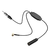 DAB Antenne Auto, 12V Auto FM/AM/DAB+ Antenne Radio Signalverstärker, DAB+ Antenne Splitter SMB Adapter DIN Stecker für Auto Radio JVC Pioneer Sony Kenwood Alpine