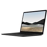 Microsoft 2021 Surface Laptop 4 mit Intel Core i7-1185G7 (13,5-Zoll, 16GB RAM, 256GB SSD) (QWERTZ Deutsch) Schwarz (Generalüberholt)