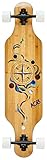 AreA AOB Longboards - Longboard Drop Through mit ABEC 7 - Longboard medium Flex aus Ahorn für Freeride, cruisen (Compass)