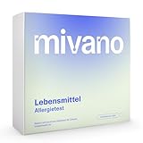 Mivano Lebensmittelallergietest – Allergietest auf Lebensmittel – Test auf Mehle, Fische, Meeresfrüchte, Fleisch, Nüsse und Früchte – Testen in Verbindung mit Kapillarblut und Tasso Gerät