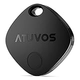 ATUVOS Schlüsselfinder Keyfinder, Smart Tracker Tag Kompatibel mit Apple Wo ist? APP (iOS NUR), Bluetooth Item Finder für Key, Gepäck, Brieftaschen, Koffer, Haustier, Waterproof, Austauschbarer Akku