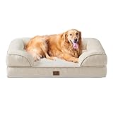 EHEYCIGA Orthopädisches Hundebett Grosse Hunde, Memory Foam Hundekorb XL, Waschbar Hundesofa Wasserdicht rutschfest, Hundecouch mit Hohem Rand