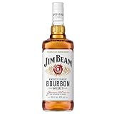 Jim Beam White | Kentucky Straight Bourbon Whiskey | vollmundiger und milder Geschmack | 40% Vol. | 1l (Packung mit 6)