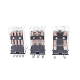 BGWKIMXEP HH52P/HH53P/HH54P Miniaturspule Generalel ektromagnetischer Zwischenschalter NO NC DC 12 V 24 V AC 220 V Relaisschalter(HH52P AC220V)