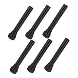 Hohopeti 6 Stück Trampolin Beinabdeckungen mit Anti Ersatz trampolinbeine Gewinderohr Tapered Design für Stabile Sichere und Langlebige Trampolinfüße