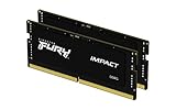 Kingston FURY Impact PnP 64GB (2x32GB) 5600MT/s DDR5 CL40 SODIMM Gaming Speicher für Laptop Kit mit 2 - KF556S40IBK2-64