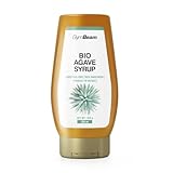 GymBeam Natürlicher Bio-Agavensirup - Fettfreies Süßungsmittel aus Agave, niedriger glykämischer Index, ideal für Veganer, perfekt zum Süßen von Tee, Kaffee, Smoothies, Porridge und Puddings, 250 ml