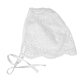 WOFASHPURET 1 Stück Sommer dünner Prinzessinhut Säuglingsmütze Kleinkinder Sonnenhut Babys Kinderhüte Mädchen Hut Sonnenhut Säuglingshüte Mützen für Neugeborene Mädchen Spitze Beige