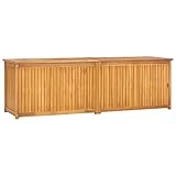 Gecheer Gartenbox 175x50x55 cm Massivholz Teak