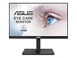 ASUS Eye Care VA229QSB - 21,5 Zoll Full HD Monitor - Rahmenlos, ergonomisch, Flicker-Free, Blaulichtfilter, FreeSync - 75 Hz, 16:9 IPS Panel, 1920x1080 - DisplayPort, HDMI, D-Sub, USB Hub